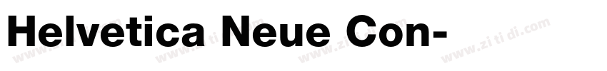 Helvetica Neue Con字体转换 Helvetica Neue Con字体转换